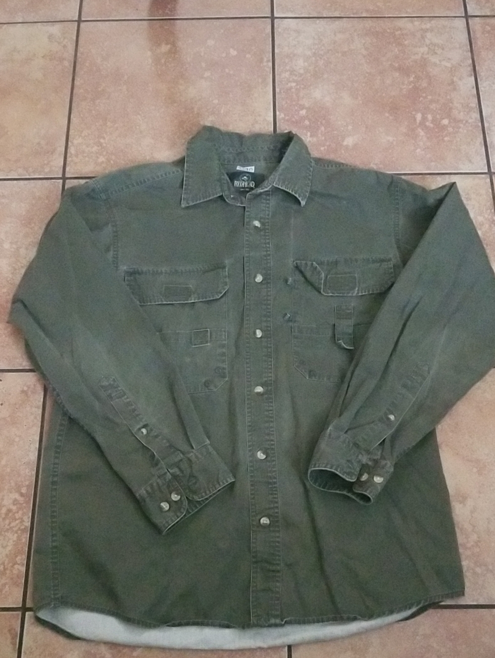 RedHead Olive Utility Shirt Jacket